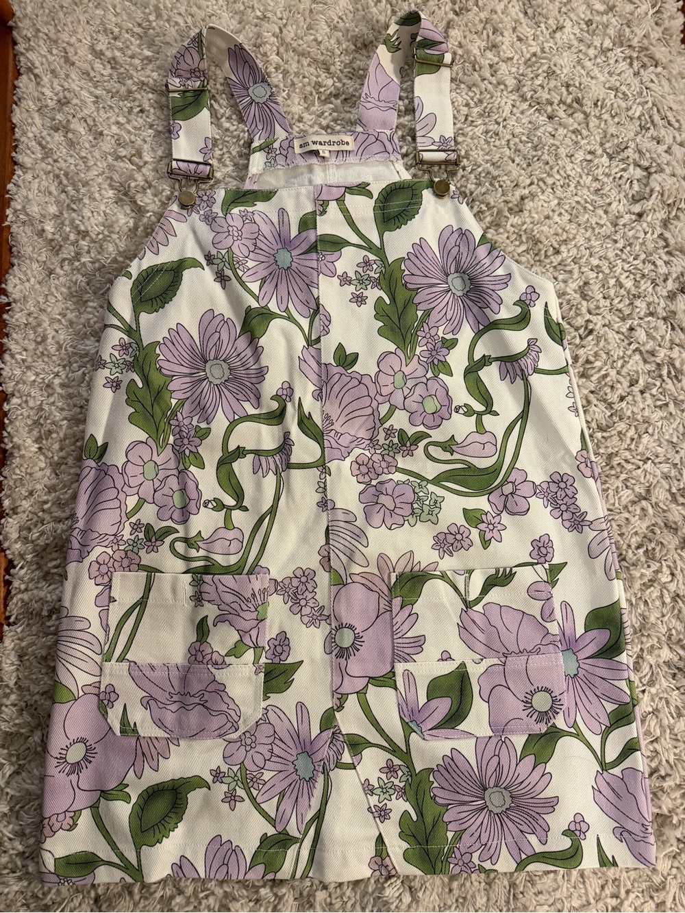 Sm wardrobe Floral Overall dress size Small